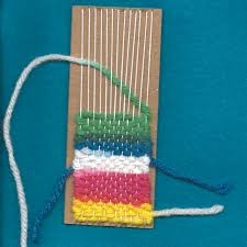 photo of woven bookmark 