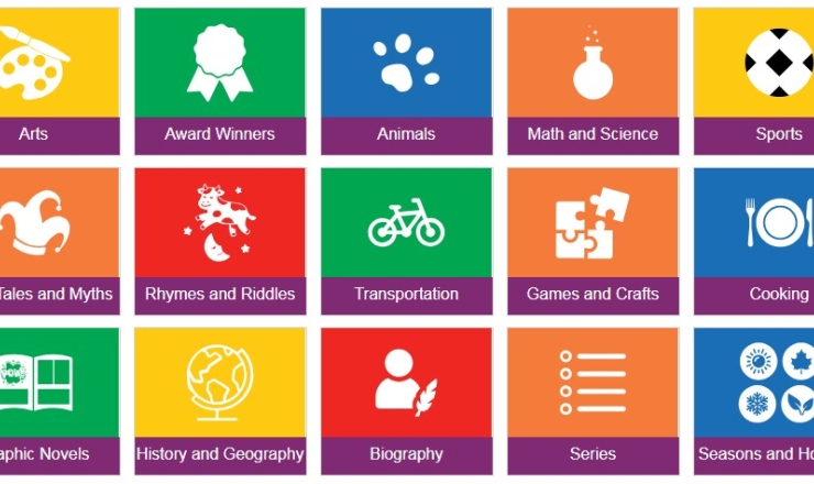 Image of large buttons for the kids catalog 